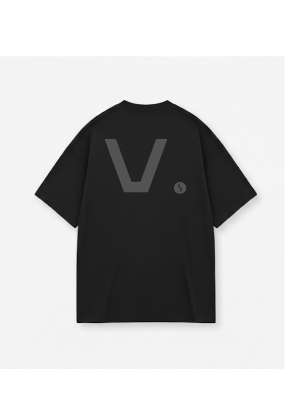 Black V   T-shirt