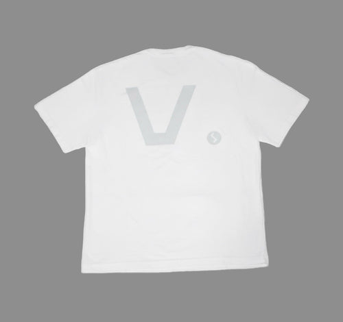 White Essential V T-shirt