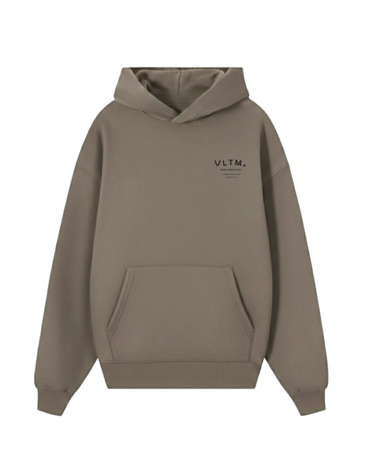 VLTM  Non - Essential  Brown Hoodie