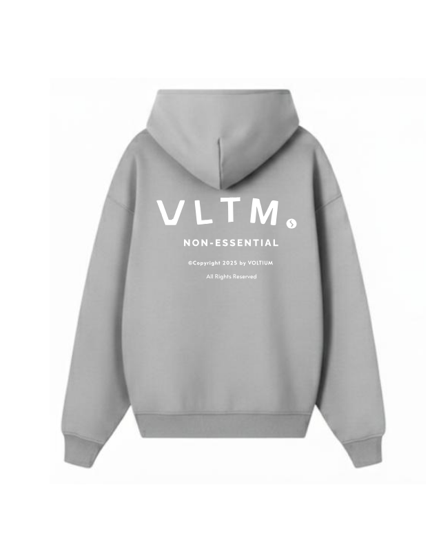 VLTM  Non - Essential  Light Grey Hoodie