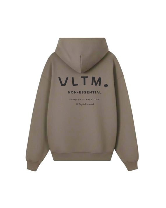 VLTM  Non - Essential  Brown Hoodie