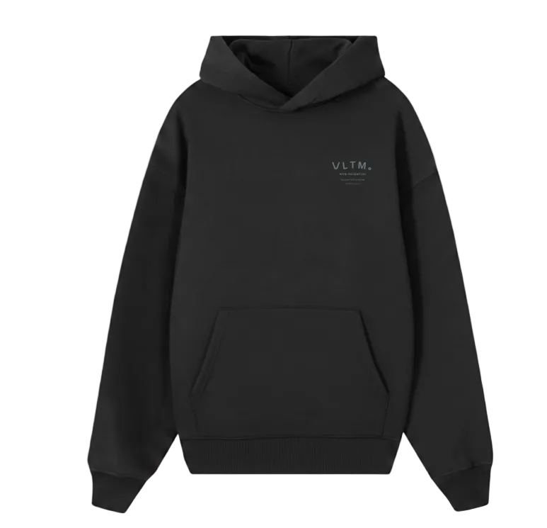 VLTM  Non - Essential  Black Hoodie