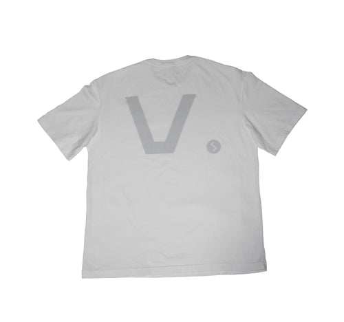 White Essential V T-shirt
